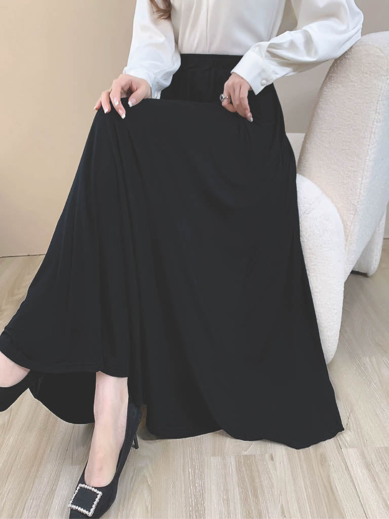 Pre Pleated Maxi Skirt (L-2312)