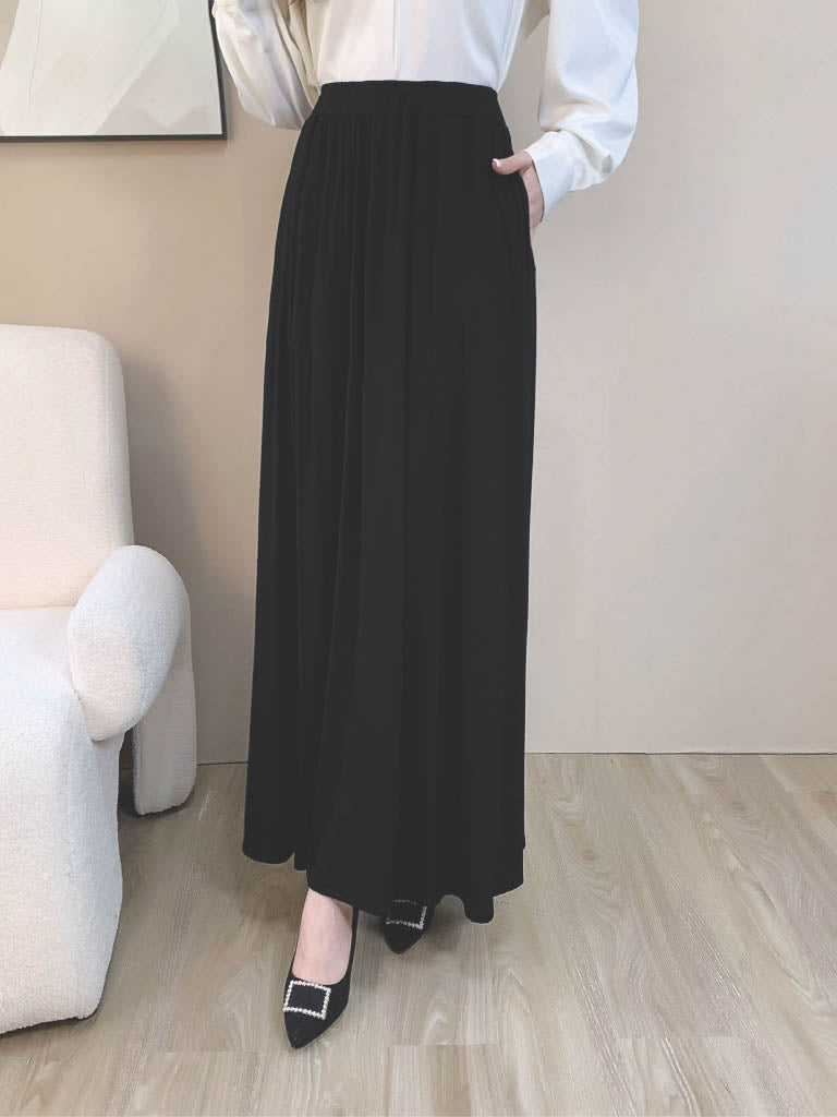 Pre Pleated Maxi Skirt (L-2312)