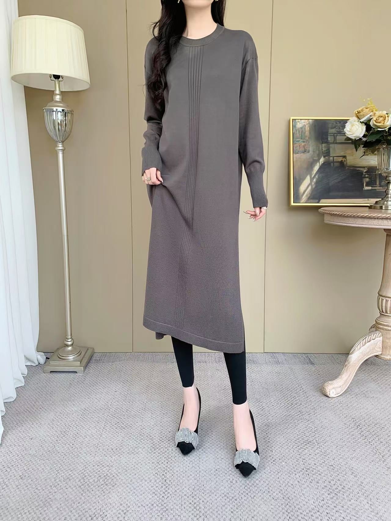 Baggy Long Dress (L-19095B)