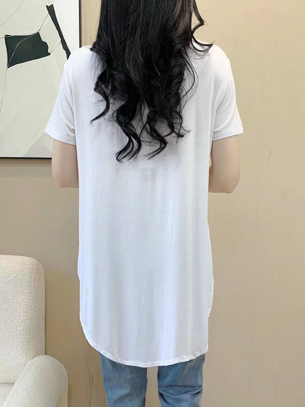 Short Sleeve Modal Shirt (L-22109A)