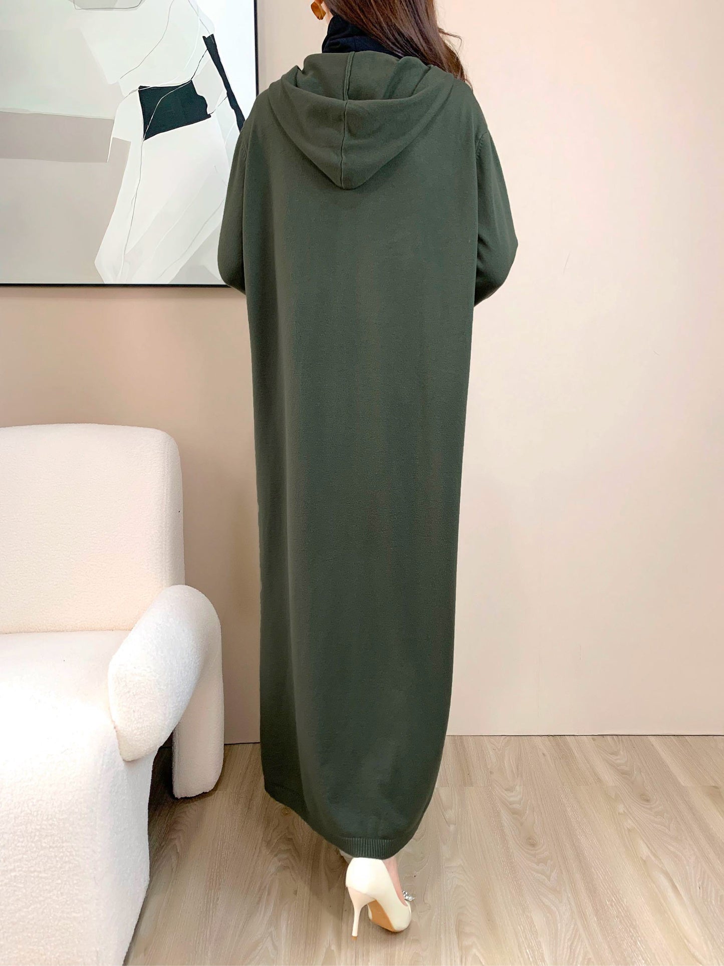 Hoodie Cardigan (L-19091L)