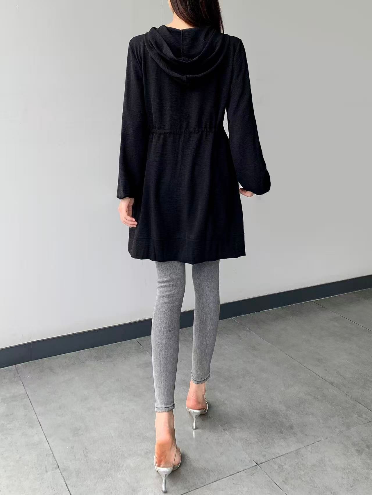 Long Sleeve Zip Hoodie (L-23109)