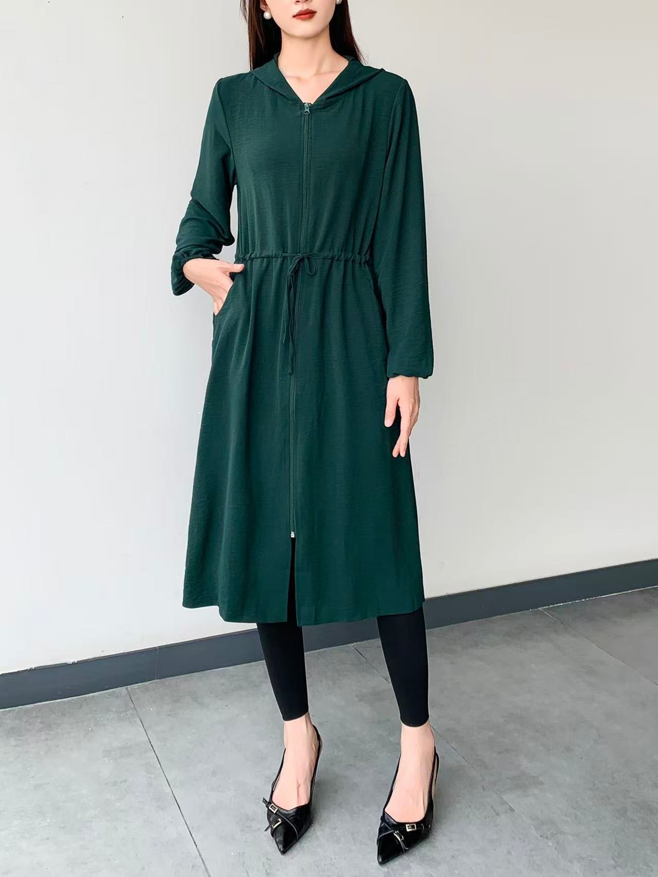 Hooded Coat Jacket (L-23110)