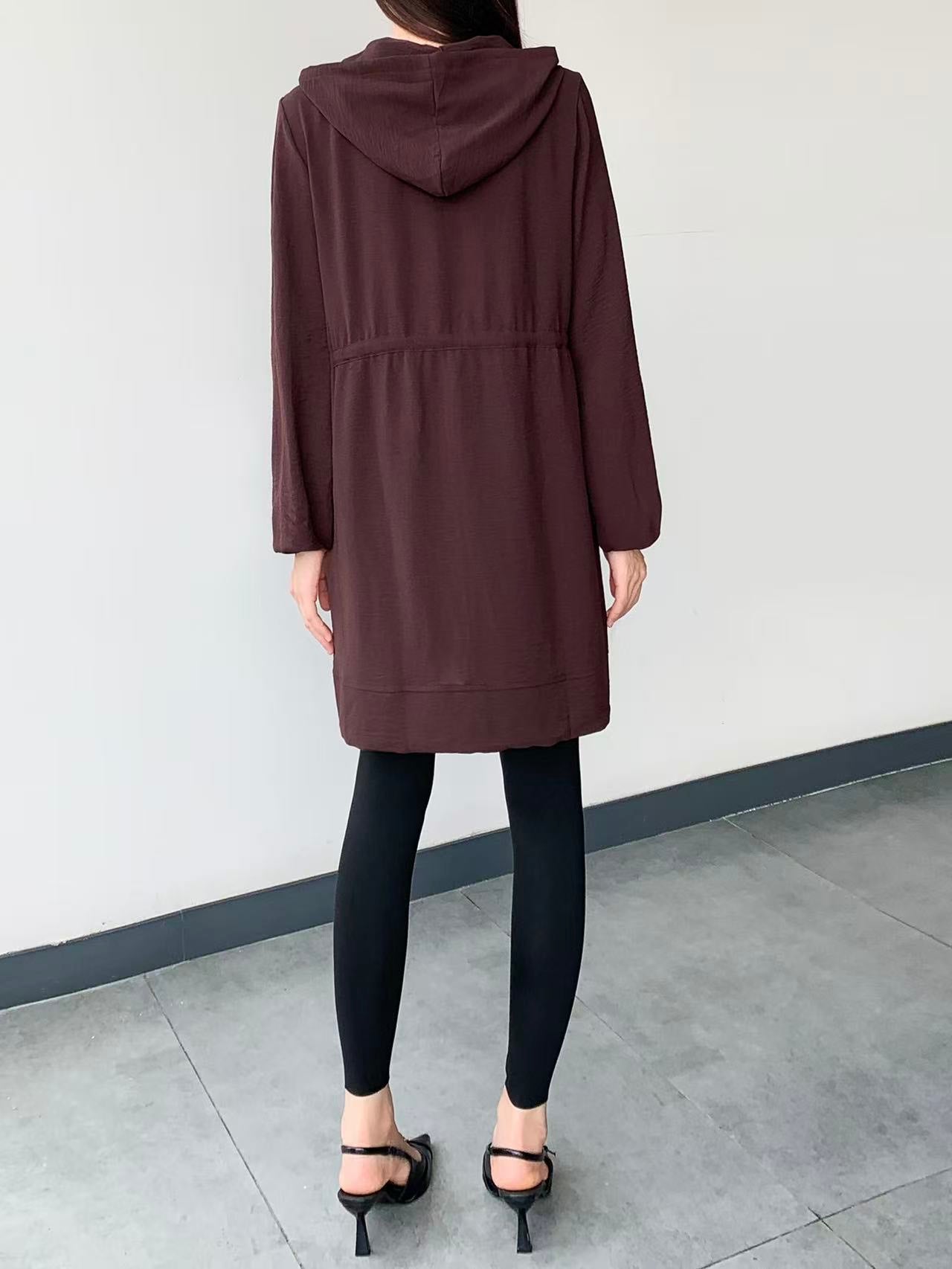 Long Sleeve Zip Hoodie (L-23109)
