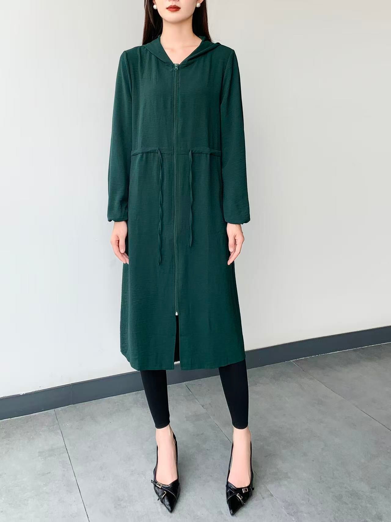 Hooded Coat Jacket (L-23110)