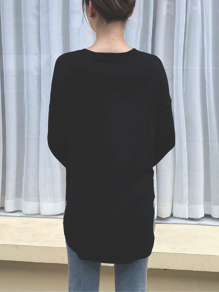 Mid-Length Long Sleeve Top (L-1806)