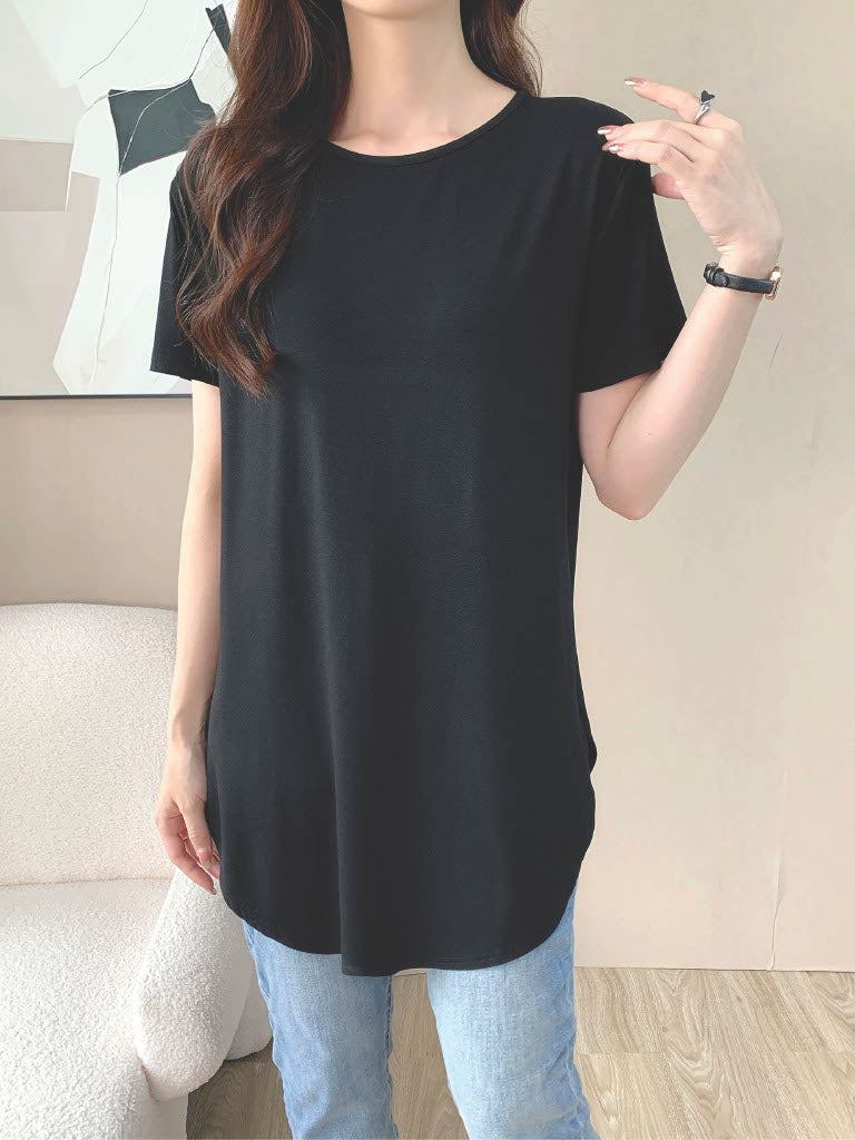 Short Sleeve Modal Shirt (L-22109A)