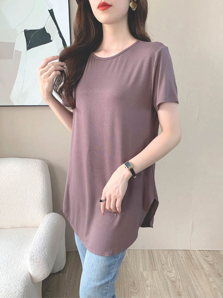 Short Sleeve Modal Shirt (L-22109A)