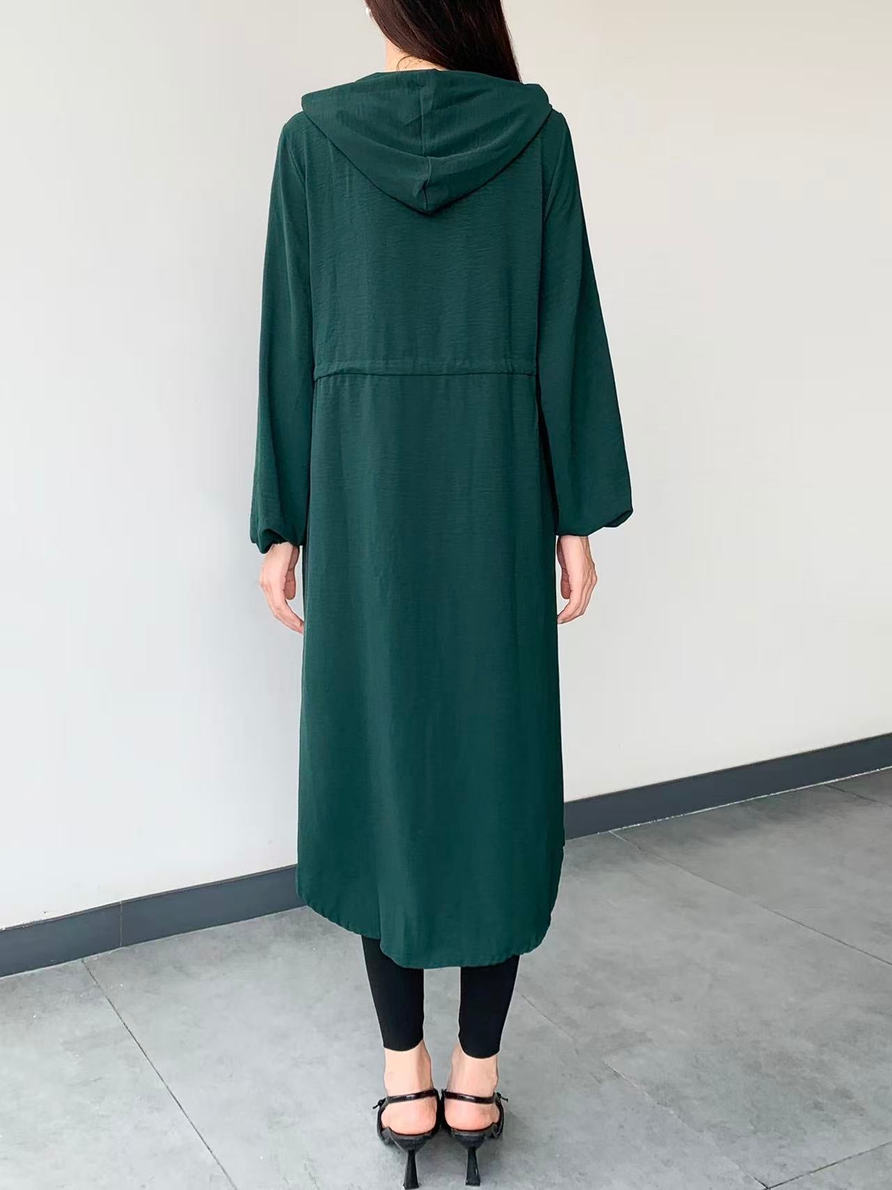 Hooded Coat Jacket (L-23110)