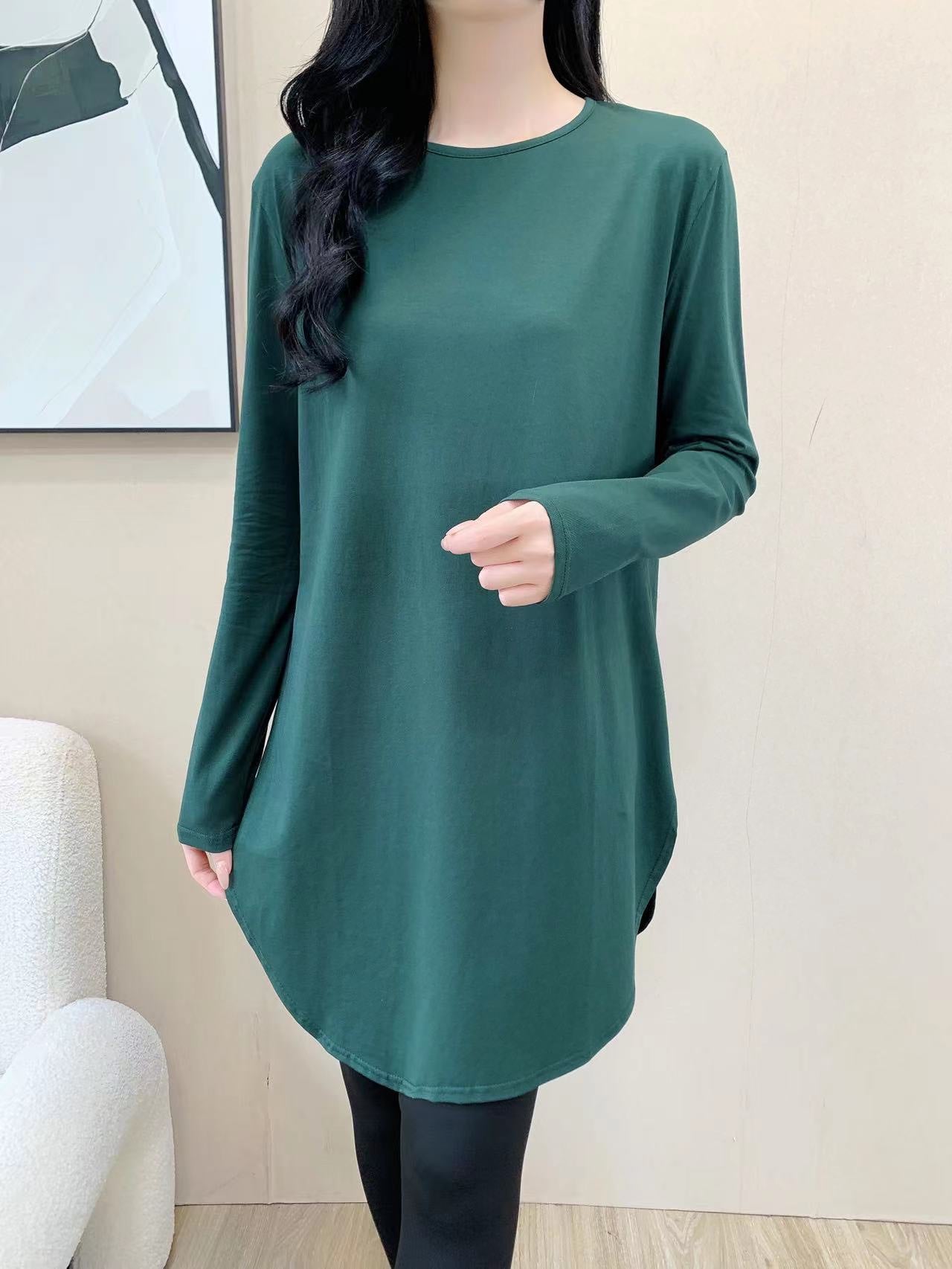 Drop Shoulder Long Sleeve Shirt (L-1916)