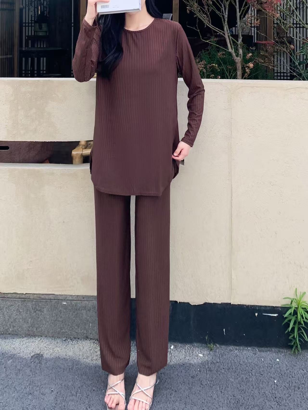 Long Sleeve Set (L-1916B) (Top Only)