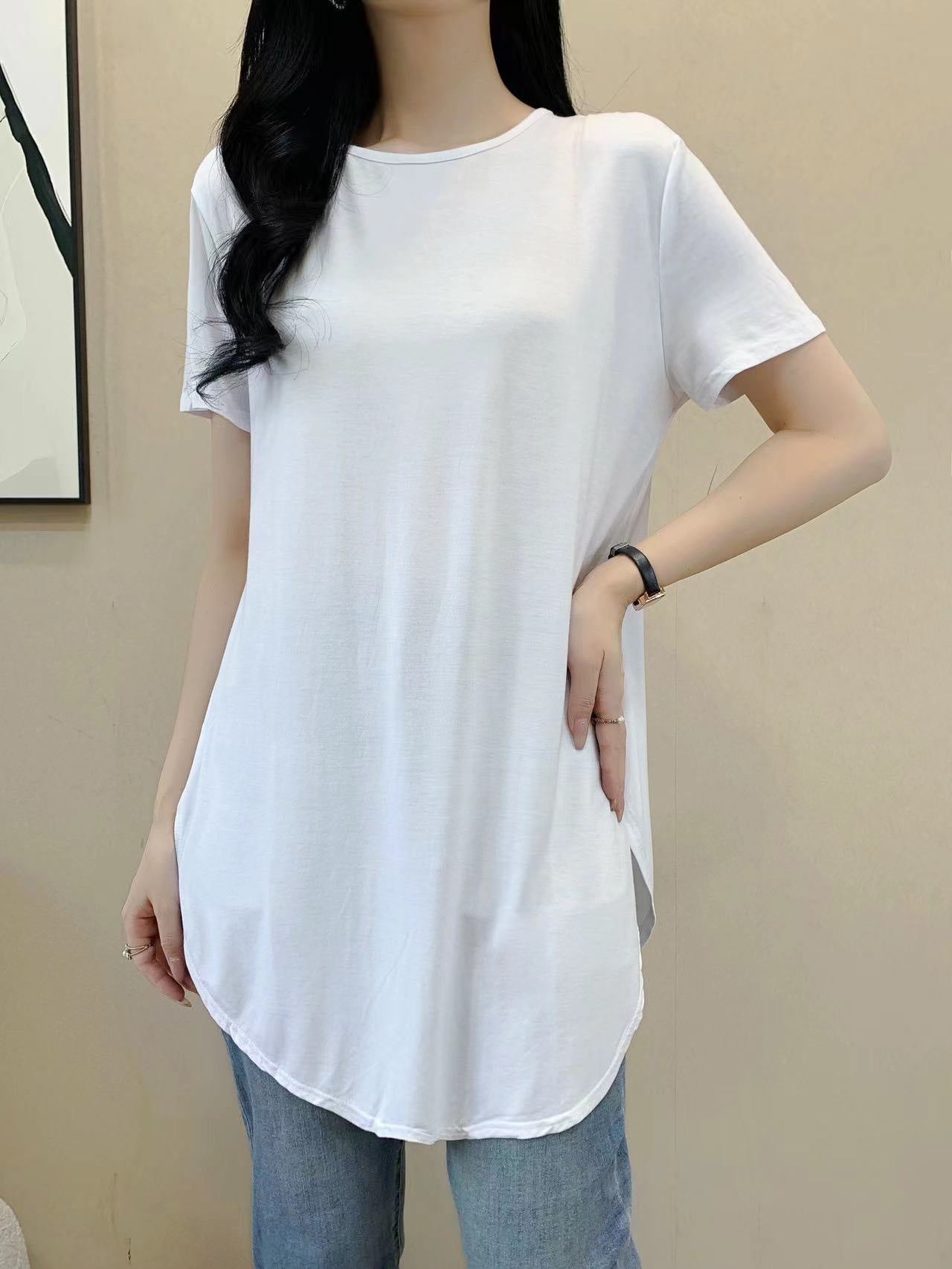 Short Sleeve Modal Shirt (L-22109A)