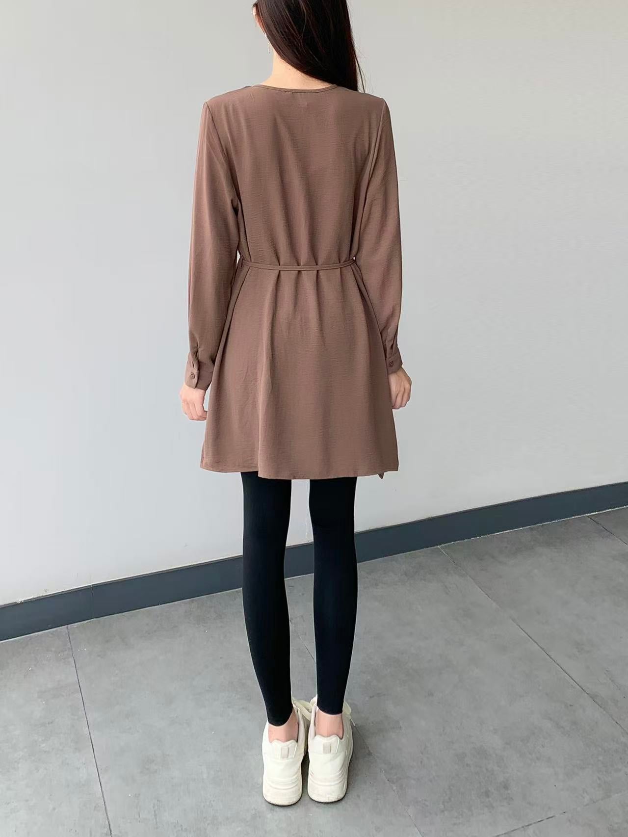 Long Sleeve Tunic Top (L- 25913 )