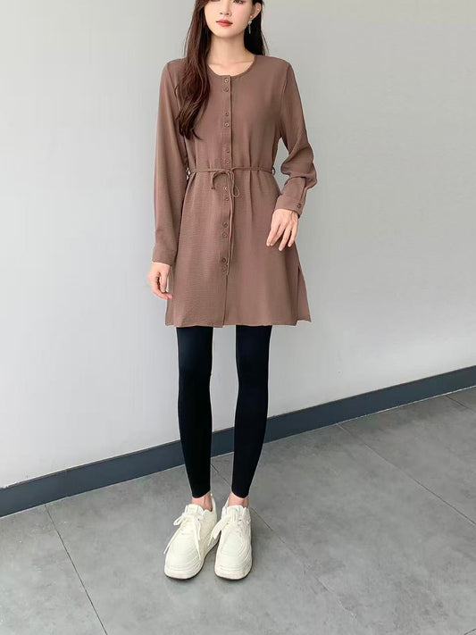 Long Sleeve Tunic Top (L- 25913 )