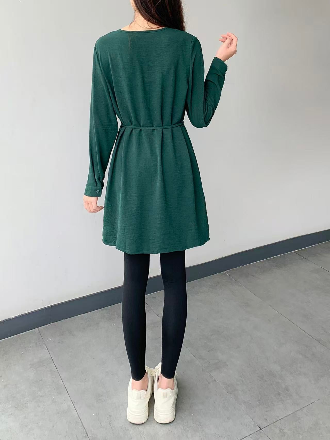 Long Sleeve Tunic Top (L- 25913 )