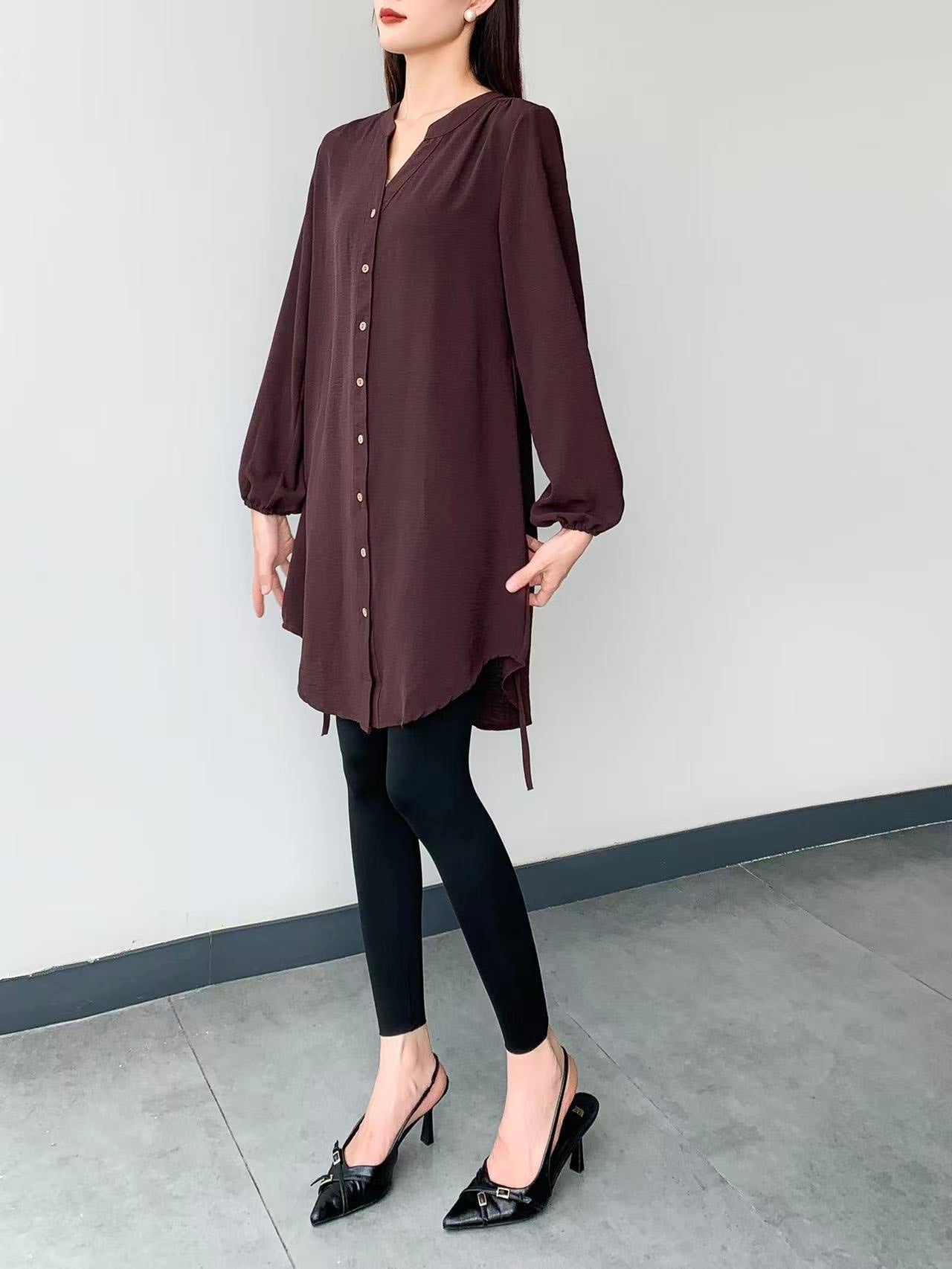Knee Dress (L-22127A)