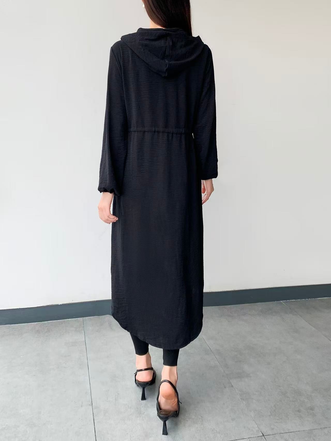 Hooded Coat Jacket (L-23110)