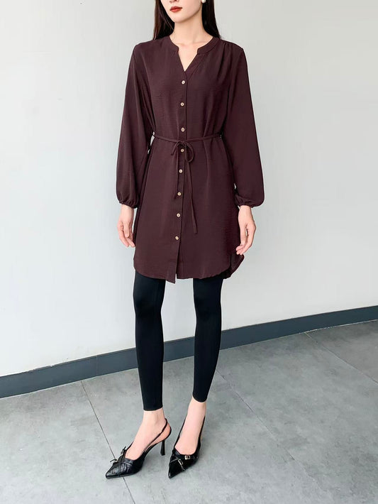 Knee Dress (L-22127A)