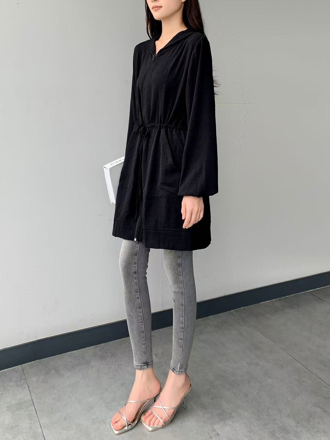 Long Sleeve Zip Hoodie (L-23109)