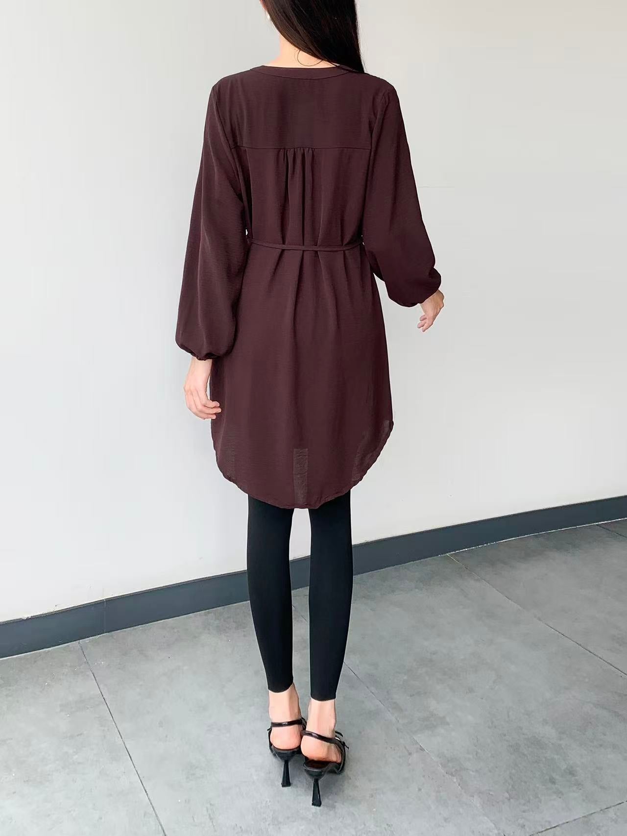 Knee Dress (L-22127A)